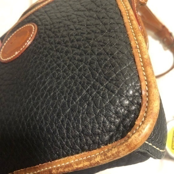 DOONEY & bourke all weather leather black brown vintage binocular crossbody bag - Picture 11 of 14